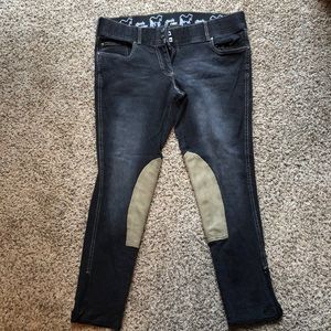 Goode Rider 34L black riding jeans breeches